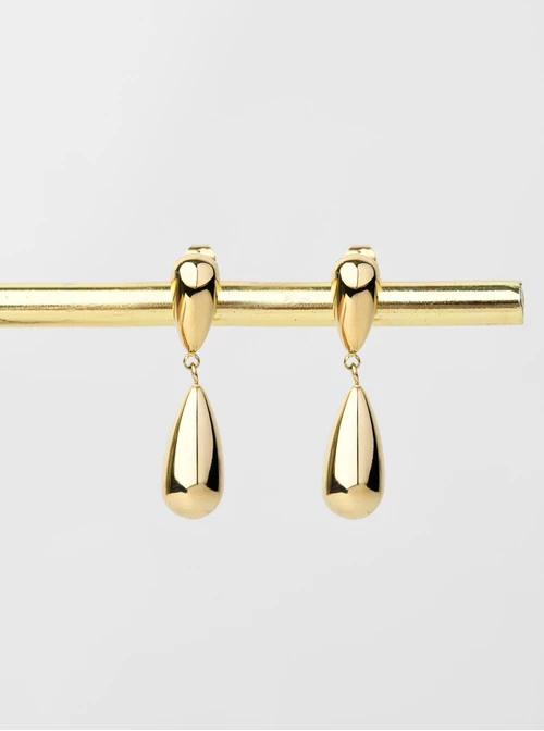 Kolczyki wiszące kropelki, złoty S206585Z00