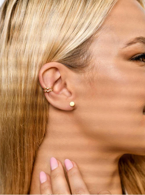 Kolczyki żółte kuleczki, złoty S206787Z10