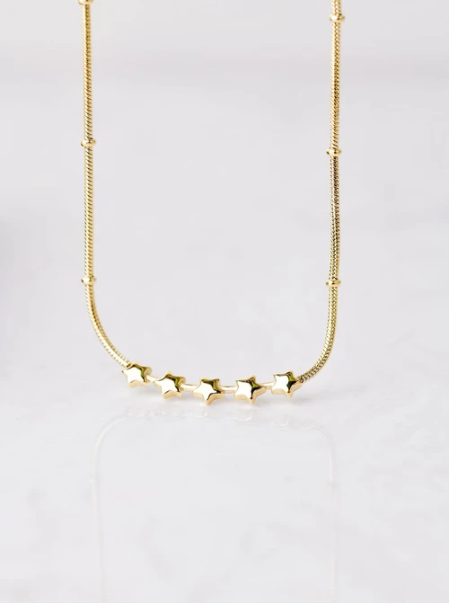 Naszyjnik gwiazdki, złoty S306246Z00