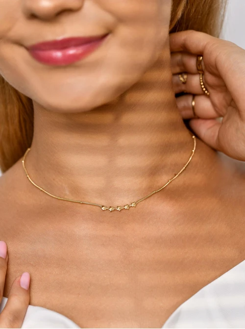 Naszyjnik gwiazdki, złoty S306246Z00