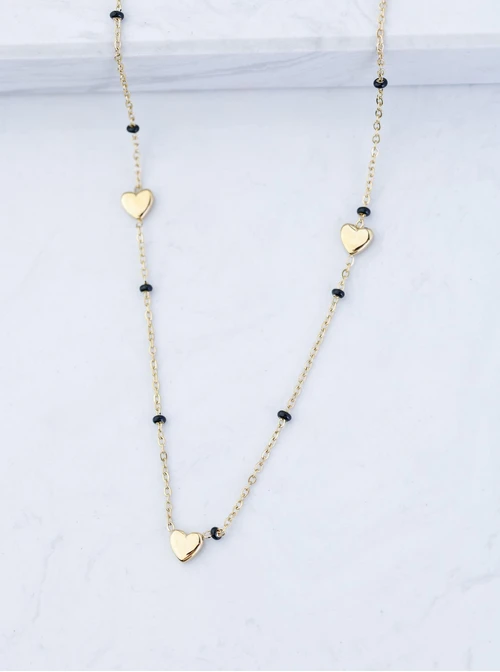 Naszyjnik serduszka, złoty S305928Z00