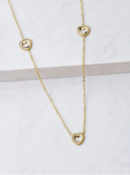 Naszyjnik serduszka, złoty S305943Z00