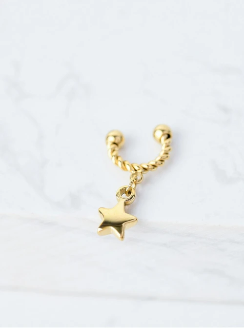 Nausznica z gwiazdką, złoty S205372Z00