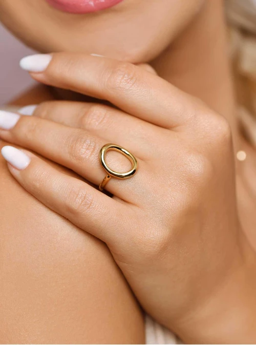 Pierścionek owal, złoty S406521Z00