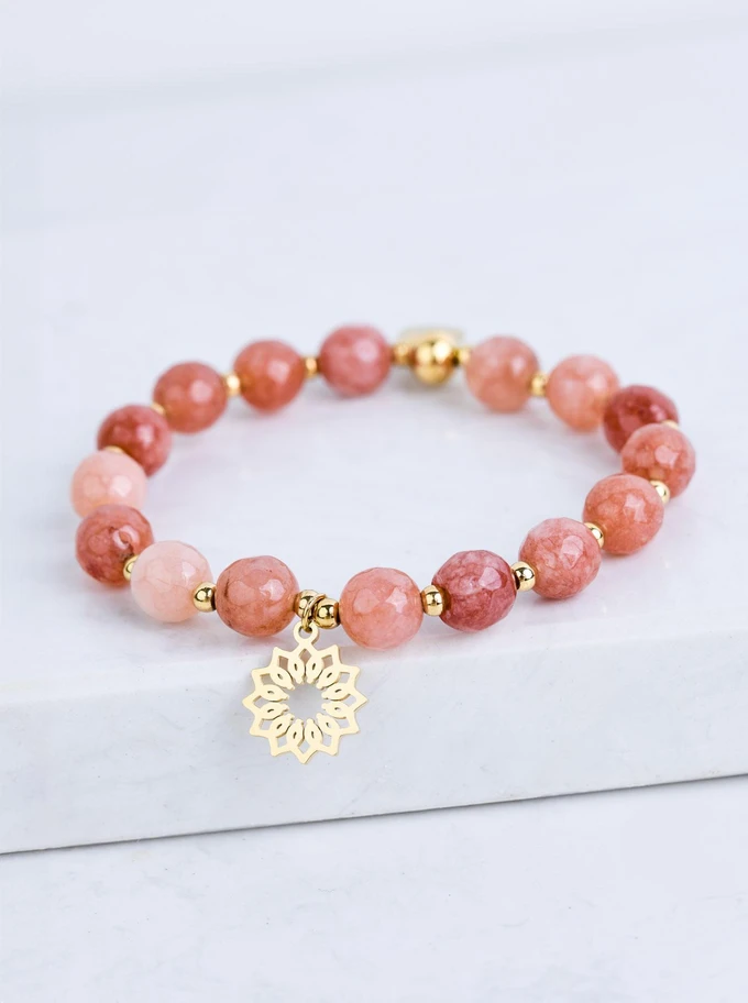 Bransoletka Rozeta Vezzi, Kamień Słońca, złoty S108816Z00