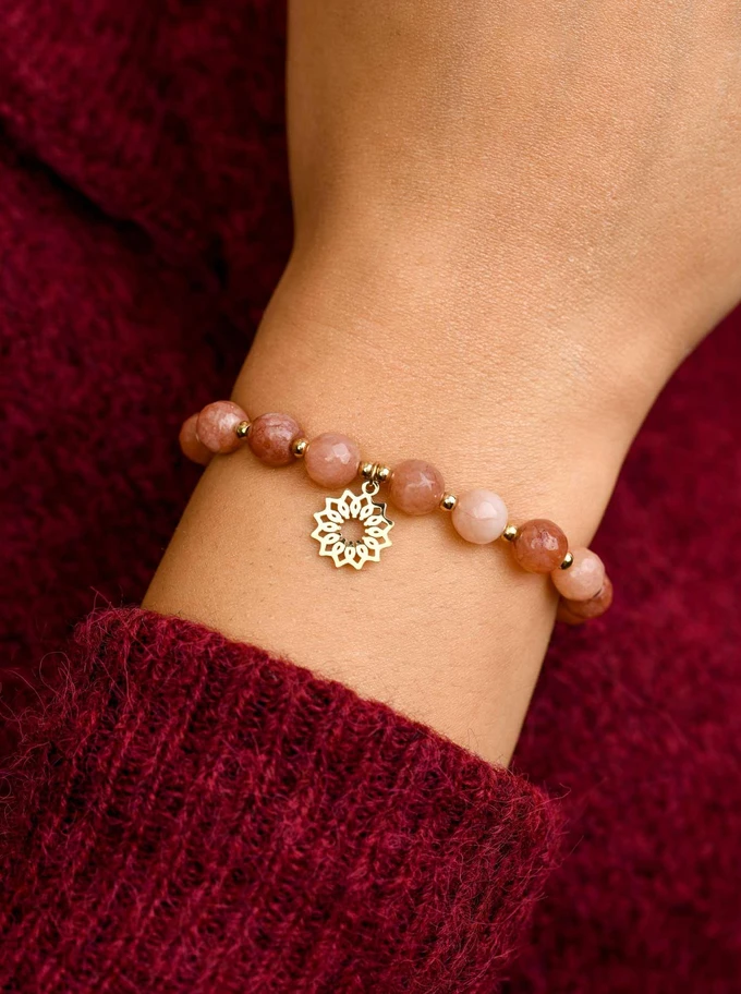 Bransoletka Rozeta Vezzi, Kamień Słońca, złoty S108816Z00