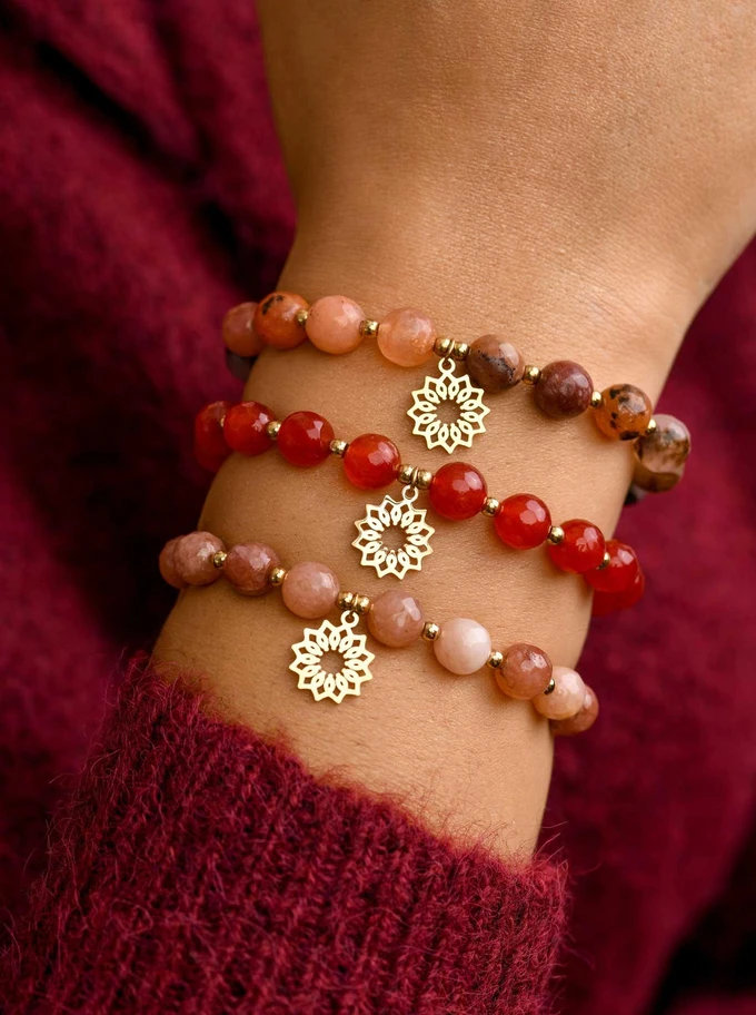 Bransoletka Rozeta Vezzi, Kamień Słońca, złoty S108816Z00