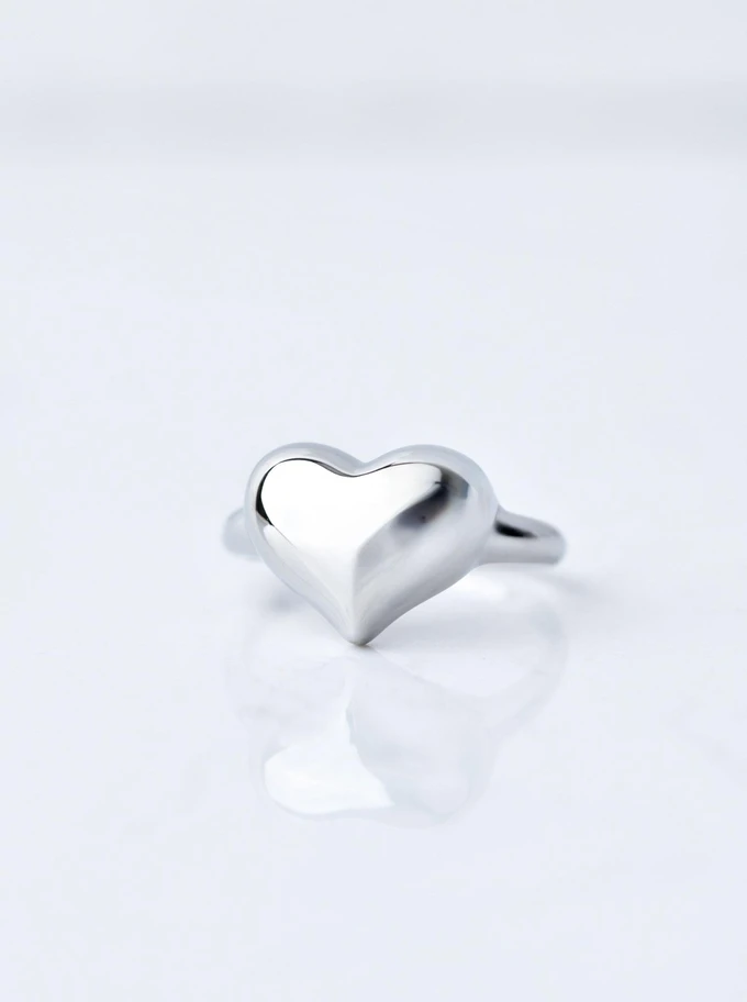 Pierścionek serce, srebrny S406506S00