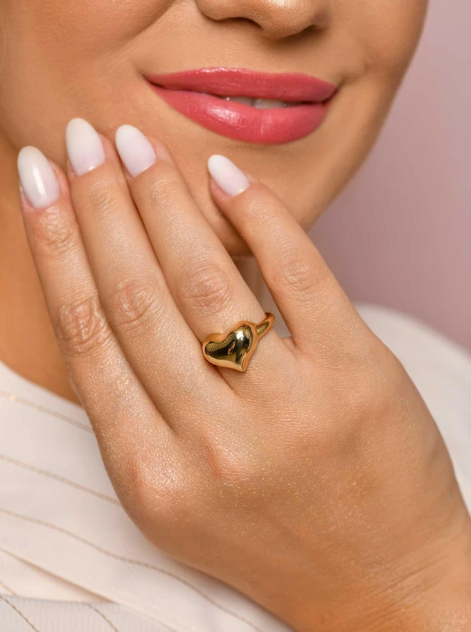 Pierścionek serce, złoty S406505Z00