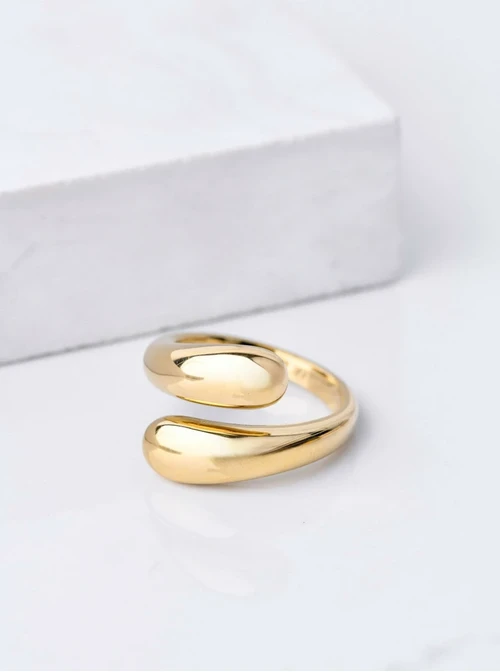 [Zestaw] Pierścionek dmuchany, złoty S405177Z00