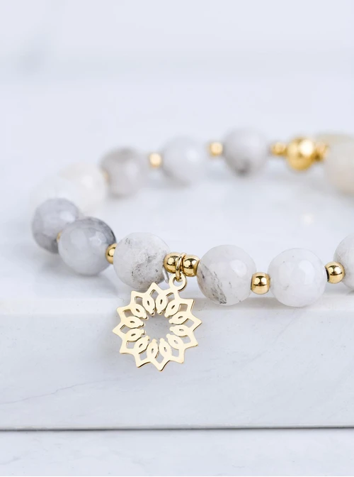 Bransoletka Rozeta Vezzi, Agat, złoty S108810Z00