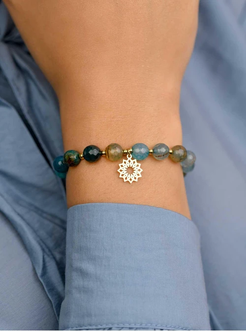 Bransoletka Rozeta Vezzi, Agat, złoty S108812Z00