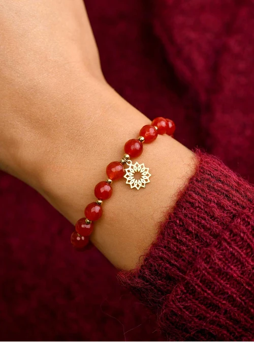 Bransoletka Rozeta Vezzi, Agat, złoty S108826Z00