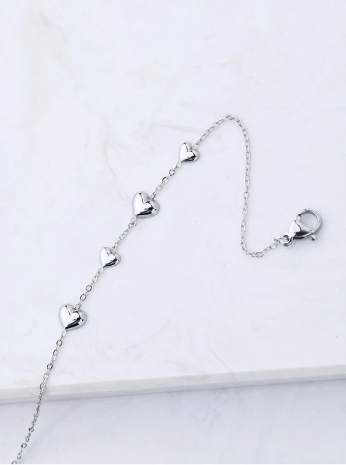 Bransoletka serduszka, srebrny S106234S00