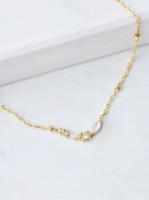 Bransoletka z kryształkami, złoty S107278Z00