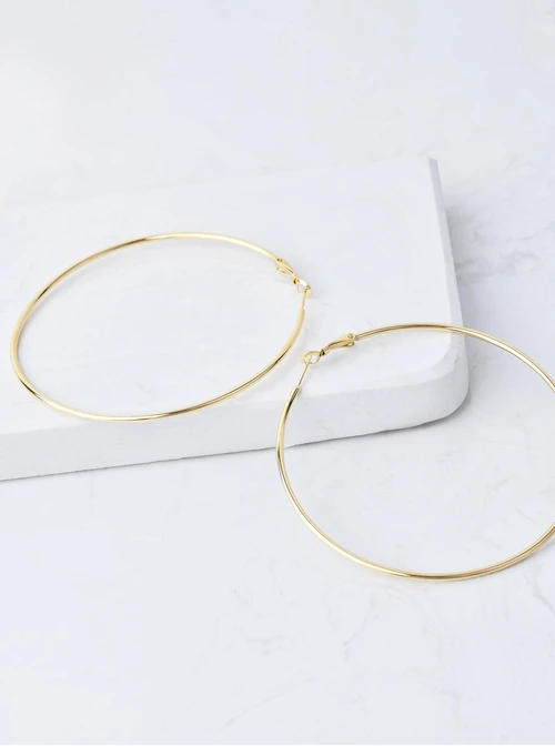 Kolczyki koła (8cm), złoty S206931Z00