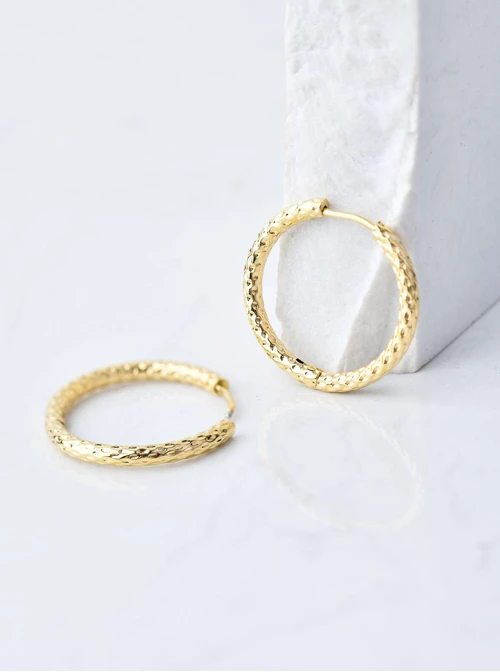 Kolczyki koła, złoty S207494Z00