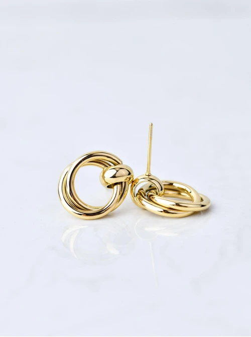 Kolczyki kółeczka, złoty S207431Z00