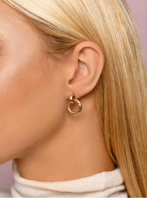 Kolczyki kółeczka, złoty S207497Z00