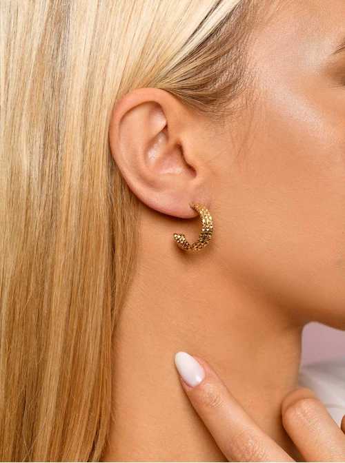 Kolczyki kółka, złoty S207444Z00