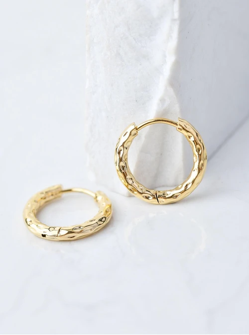 Kolczyki kółka, złoty S207495Z00