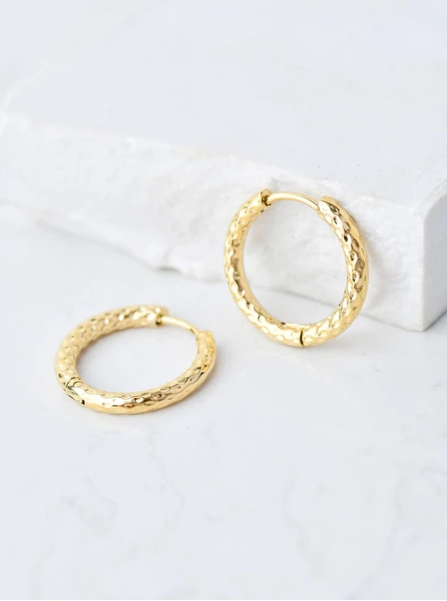 Kolczyki kółka, złoty S207495Z00