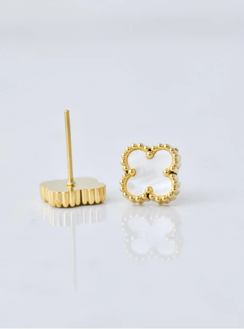 Kolczyki koniczynki, złoty S207269Z00