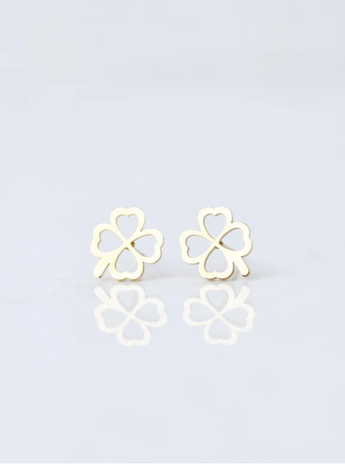 Kolczyki koniczynki, złoty S207808Z00