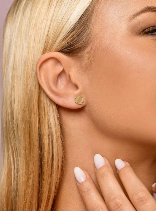 Kolczyki koniczynki, złoty S207809Z00