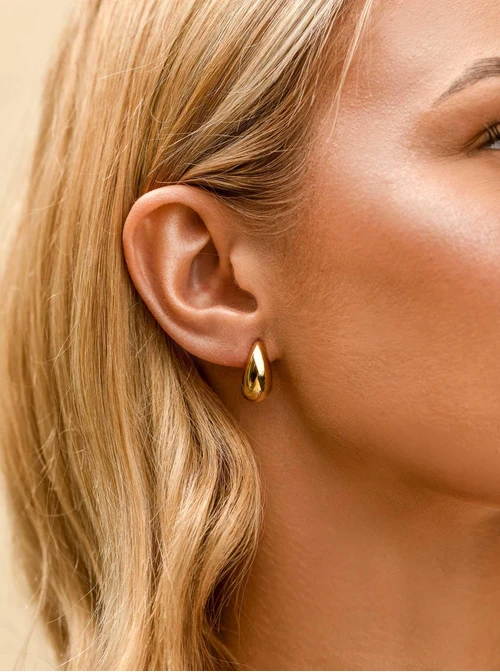 Kolczyki kropelki, złoty S207414Z00