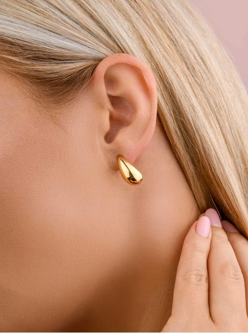 Kolczyki kropelki, złoty S207414Z00