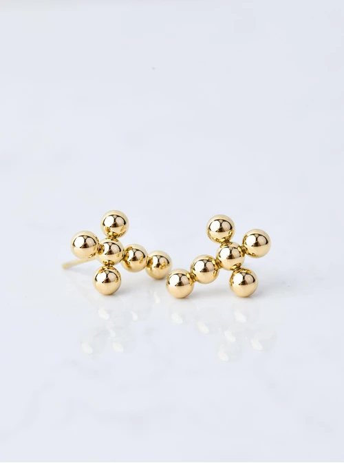 Kolczyki krzyże, złoty S207400Z00