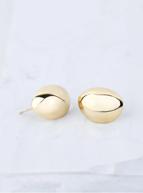 Kolczyki owalne, złoty S207420Z00