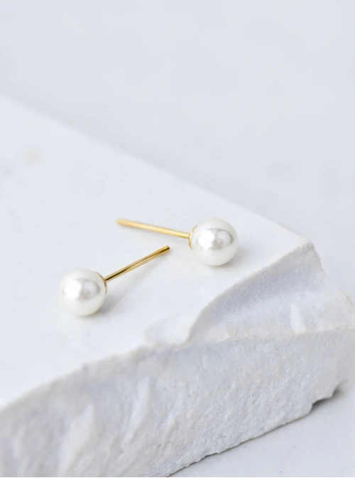 Kolczyki perełki, złoty S207505Z00