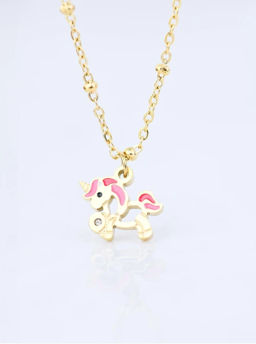 Naszyjnik jednorożec, złoty S307671Z00