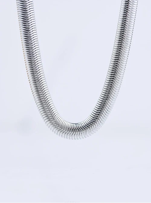 Naszyjnik żmijka, srebrny S307507S00