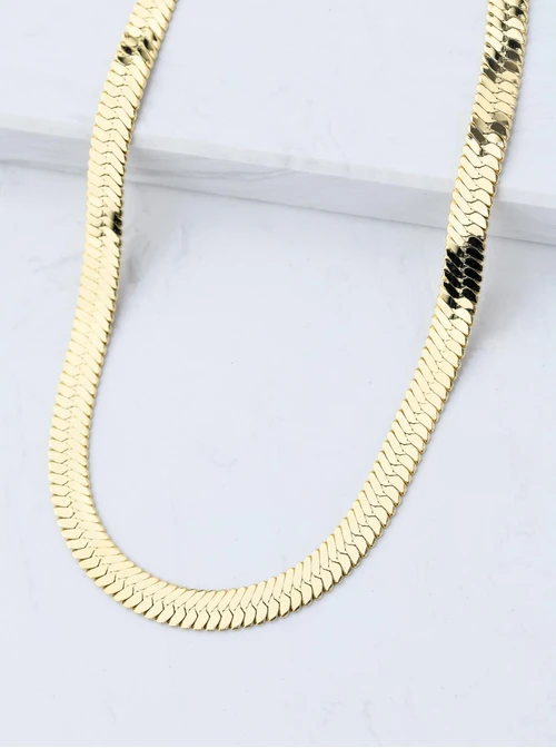 Naszyjnik żmijka, złoty S307512Z00