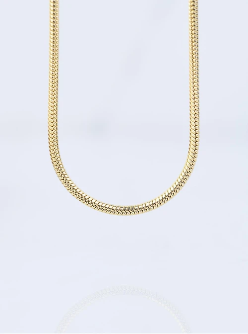 Naszyjnik żmijka, złoty S307513Z00