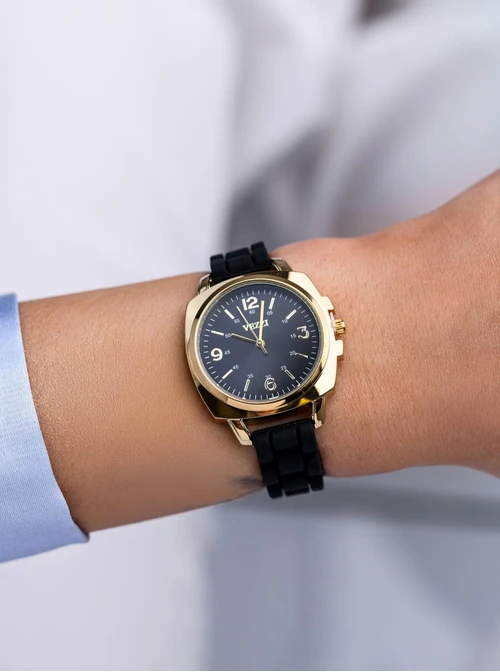 Zegarek Vezzi, czarny, złoty B506965P01