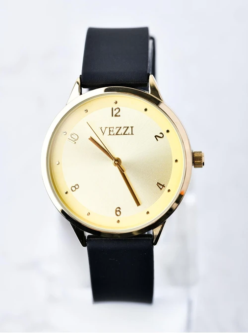 Zegarek Vezzi, czarny, złoty B506957Z01