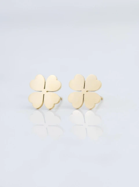 Kolczyki koniczynki, złoty S207949Z00