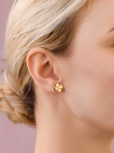 Kolczyki koniczynki, złoty S207949Z00