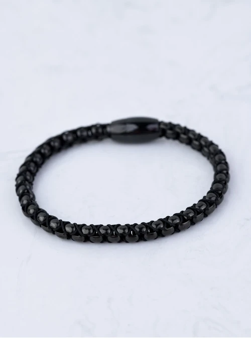 Bransoleta męska, czarny S107529S01