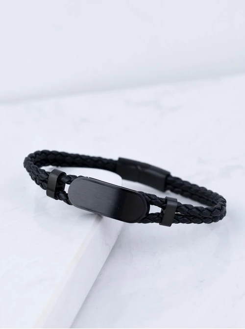 Bransoleta męska, czarny S107577S01