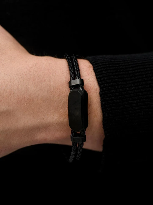 Bransoleta męska, czarny S107577S01