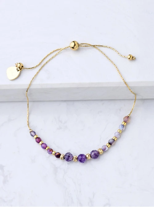 Bransoletka Ametyst, złoty S107983Z00