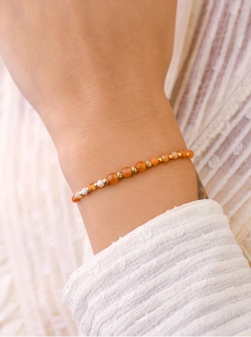 Bransoletka Kamień Słońca, złoty S107990Z00