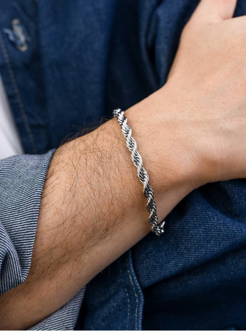 Bransoletka męska, Corda, stal S107972S00