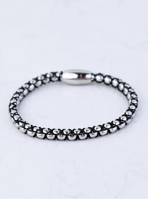 Bransoletka męska, srebrny S107528S00