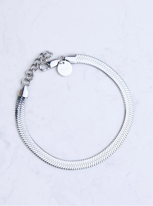 Bransoletka męska, żmijka, stal S107969S00